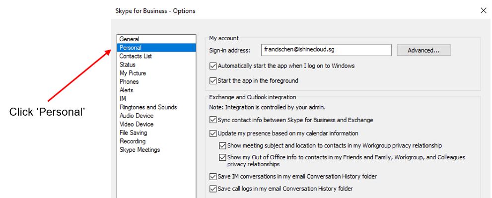 how to disable skype for business automatic startup how to disable skype for business automatic startup